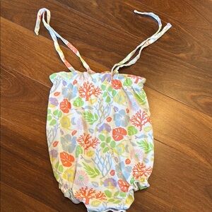 The Beaufort Bonnet Company Colorful Floral Bodysuit